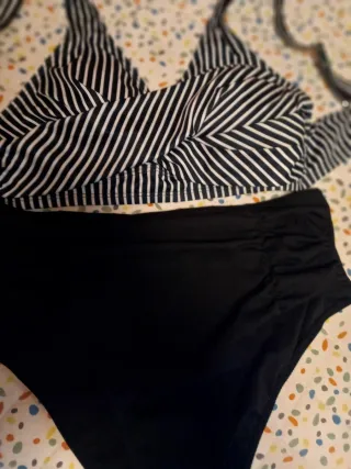Bikini Rayas Blanco y Negro