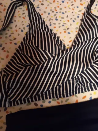 Bikini Rayas Blanco y Negro