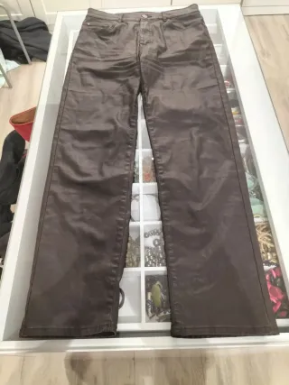 Pantalones Massimo Dutti Marrones