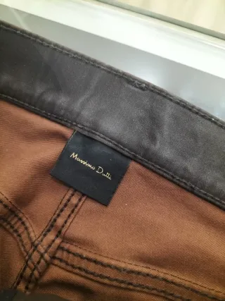 Pantalones Massimo Dutti Marrones