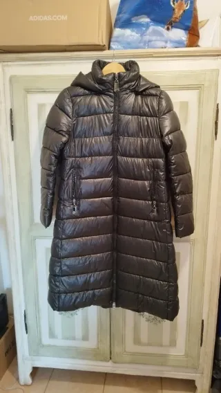 Piumino lungo nero NUOVO