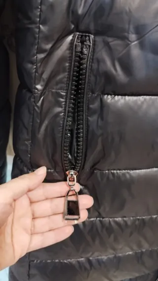 Piumino lungo nero NUOVO