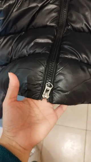 Piumino lungo nero NUOVO