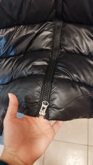 Piumino lungo nero NUOVO