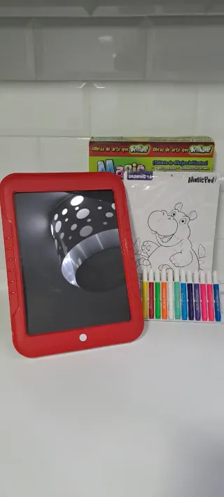 Magic Pad XL con 12 marcadores