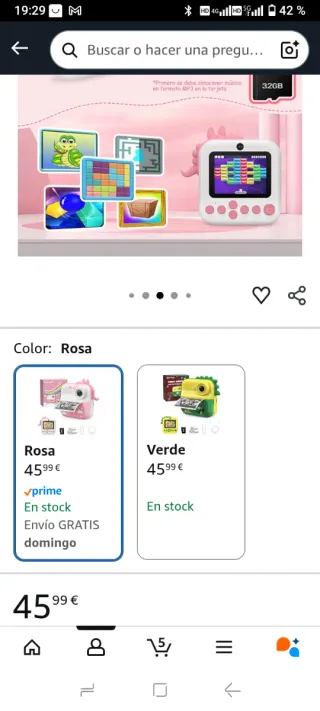 Cámara Instantánea Infantil ElecMoga