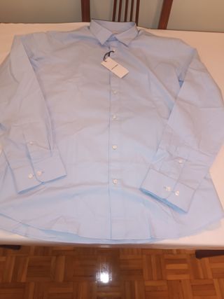 Camisa Jack & Jones Slim Fit Talla XL Azul