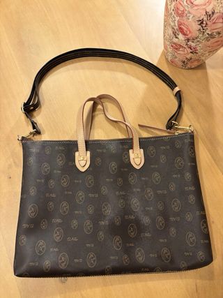 Bolso El Potro Marrón y Beige