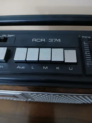 Radio Cassette Saba 374 - 1977/78