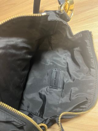 Bolso bandolera Bimba y Lola negro y dorado