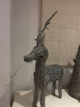 Adornos Navideños: Reno, Árbol y Cono