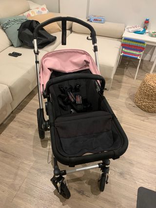 Carrito Bugaboo Cameleon 3 Rosa y Negro