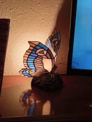 Lámpara Mariposa Tiffany