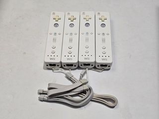 4 telecomandi Wii bianchi originali Nintendo Wii