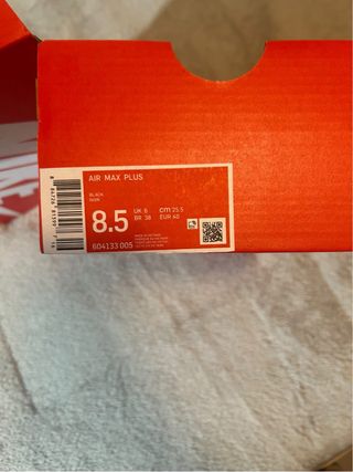 Nike Air Max Plus Rojas y Blancas