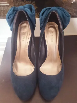 Zapatos de tacón Clara Kelvin azul/teal talla 39