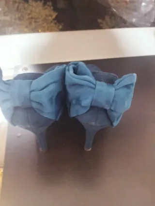 Zapatos de tacón Clara Kelvin azul/teal talla 39