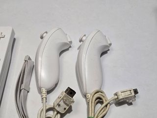 2 controller Nintendo Wii + 2 nunchuk bianco