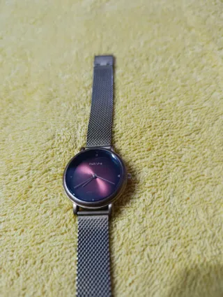 Reloj Parfois Pulsera Malla Plateada
