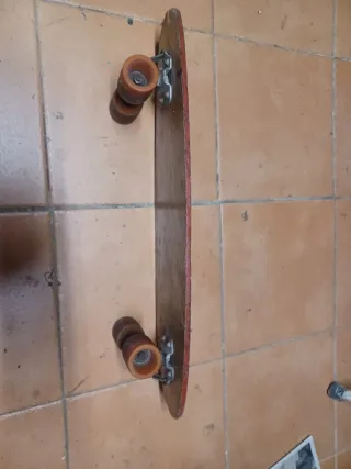 Skate antiguo madera