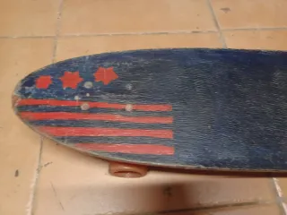 Skate antiguo madera
