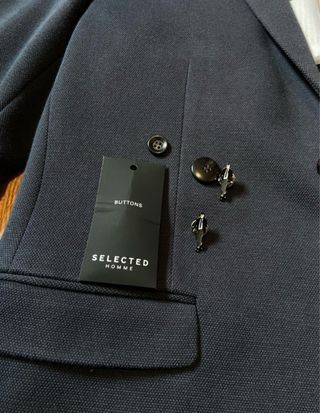 Americana SELECTED HOMME azul