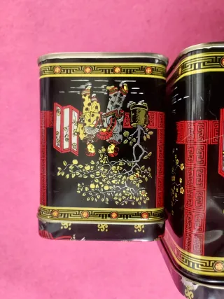 Colección 5 Cajas de Té Vintage Años 70