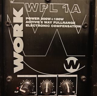 2 Altavoces Amplificados WORK 400W Woofer 12''