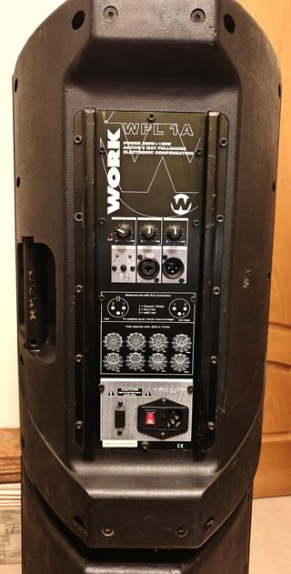 2 Altavoces Amplificados WORK 400W Woofer 12''