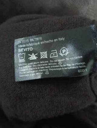 Maglioncino Hugo Boss 100% Lana Nero