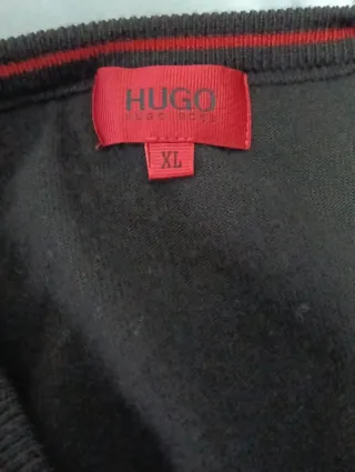 Maglioncino Hugo Boss 100% Lana Nero