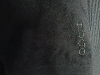 Maglioncino Hugo Boss 100% Lana Nero