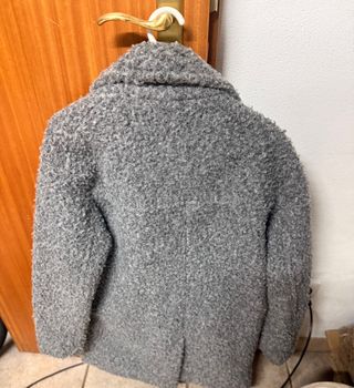 Casaco comprido Bershka oversize cinza