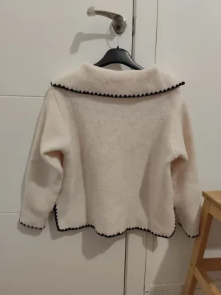 Jersey Pico Blanco Crudo