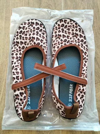 Merceditas bailarinas barefoot leopardo 44