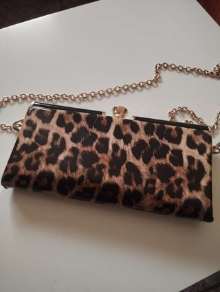 Bolso de fiesta estampado leopardo