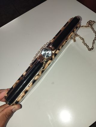 Bolso de fiesta estampado leopardo