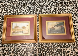 2 Quadri Tela Vintage