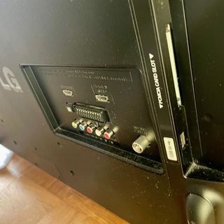 Televisión LG Negra