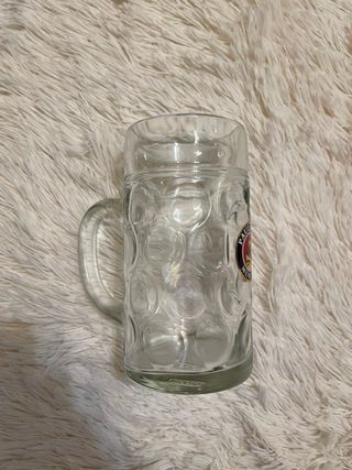 Boccale di birra in vetro Paulaner München 1 litro