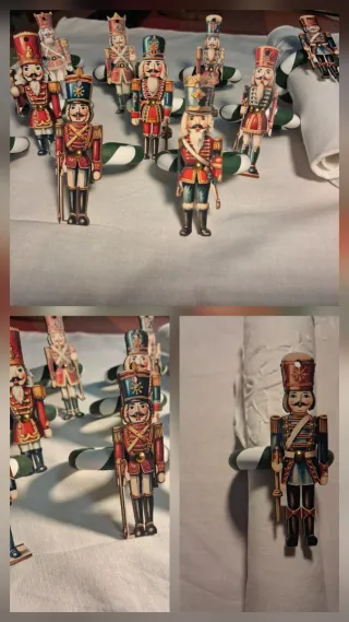 Servilleteros Navideños Soldado Cascanueces