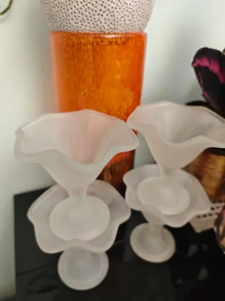 Juego de 4 copas para postre