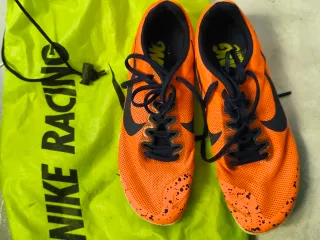 Zapatillas Clavos Atletismo Nike Naranja