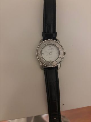 Reloj Yanes Plata y Negro