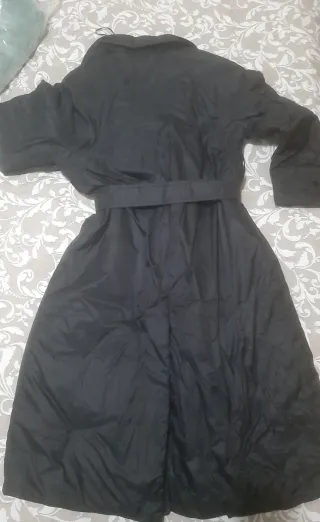 Abrigo largo Zara negro