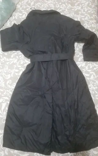 Abrigo largo Zara negro