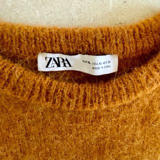 Jersey Zara manga corta naranja Talla XL