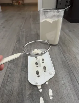 Plantilla huellas elfo travieso