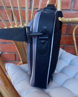 Bolso para portátil negro y gris
