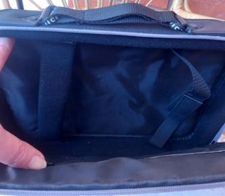 Bolso para portátil negro y gris